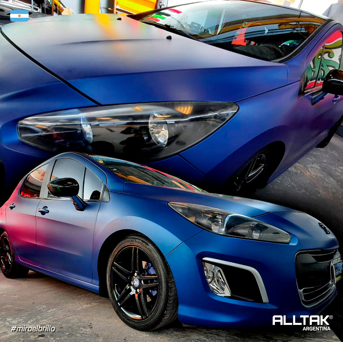 Vinilo Satin Deep Blue Metallic  #18S192M