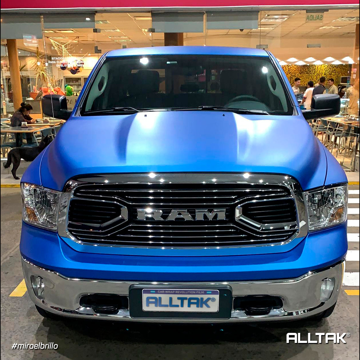 Vinilo Jateado Blue Metallic  #18J196M