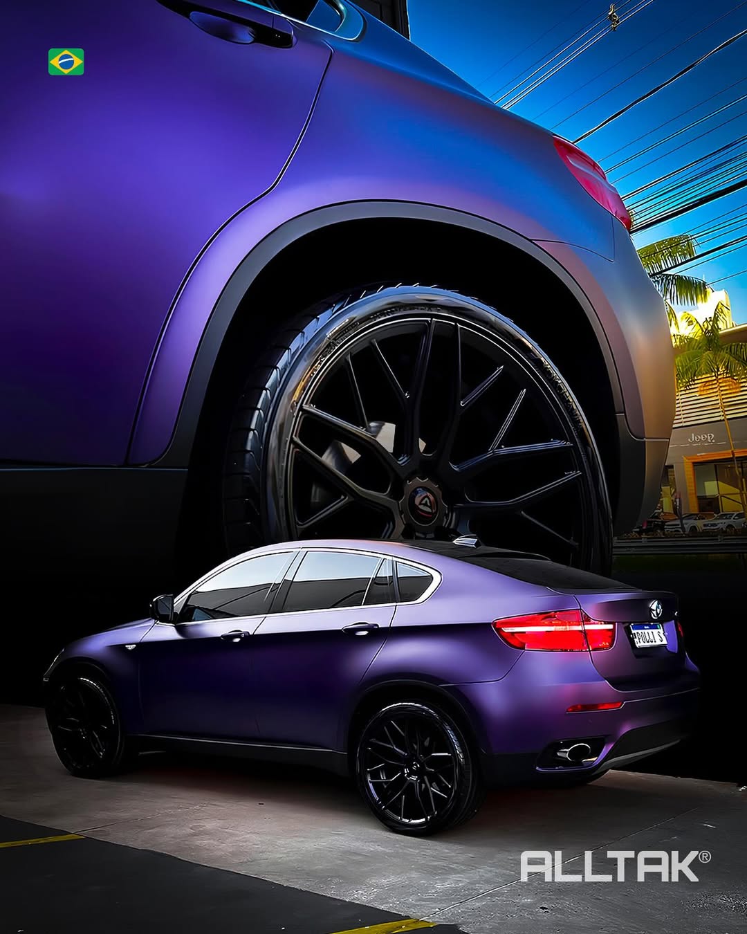Vinilo Satin Nebula Purple Metallic  #18S41M