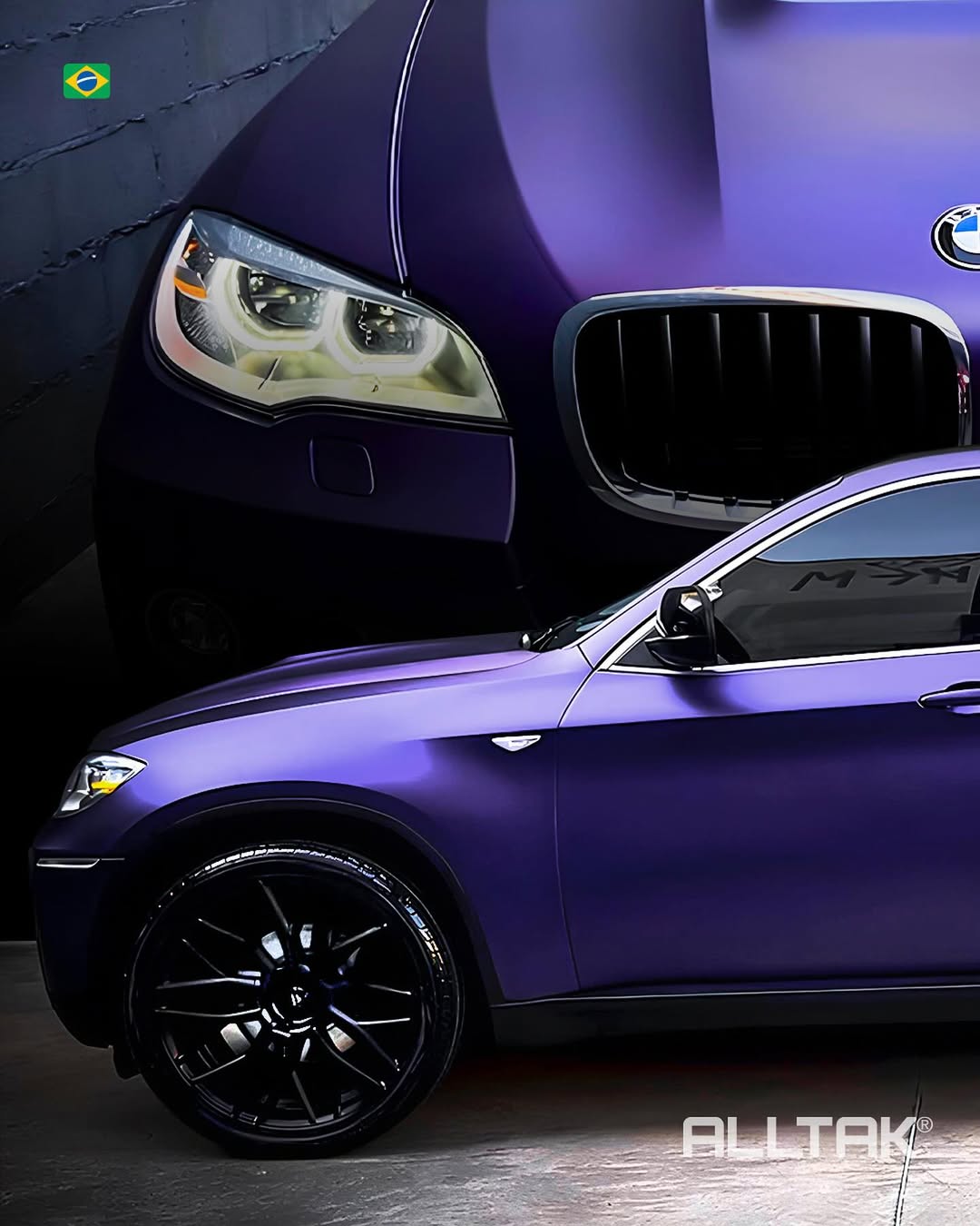 Vinilo Satin Nebula Purple Metallic  #18S41M
