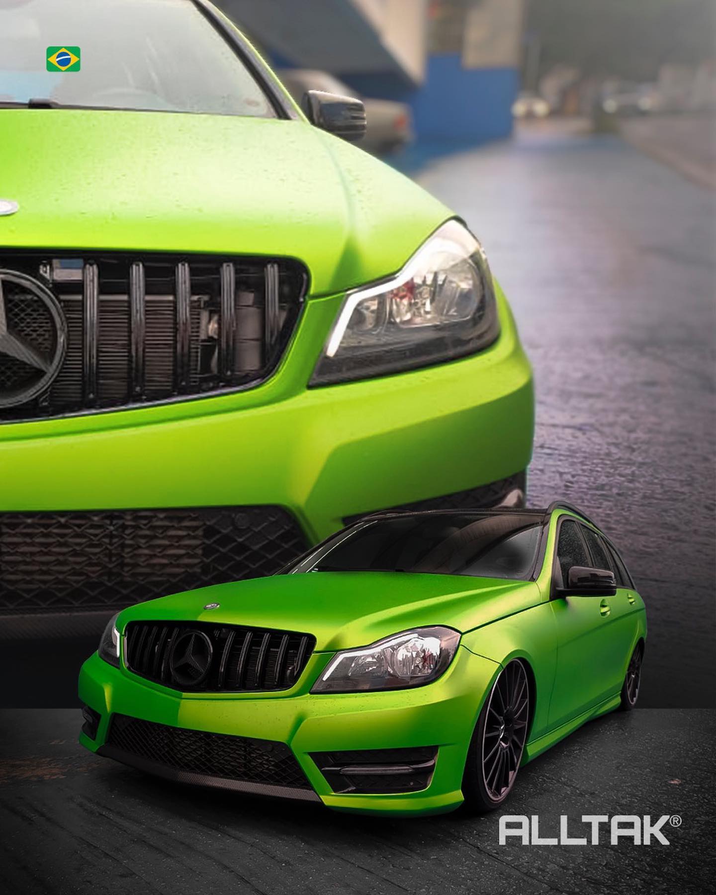 Vinilo Satín Kiwi Green Metallic  #18S84M