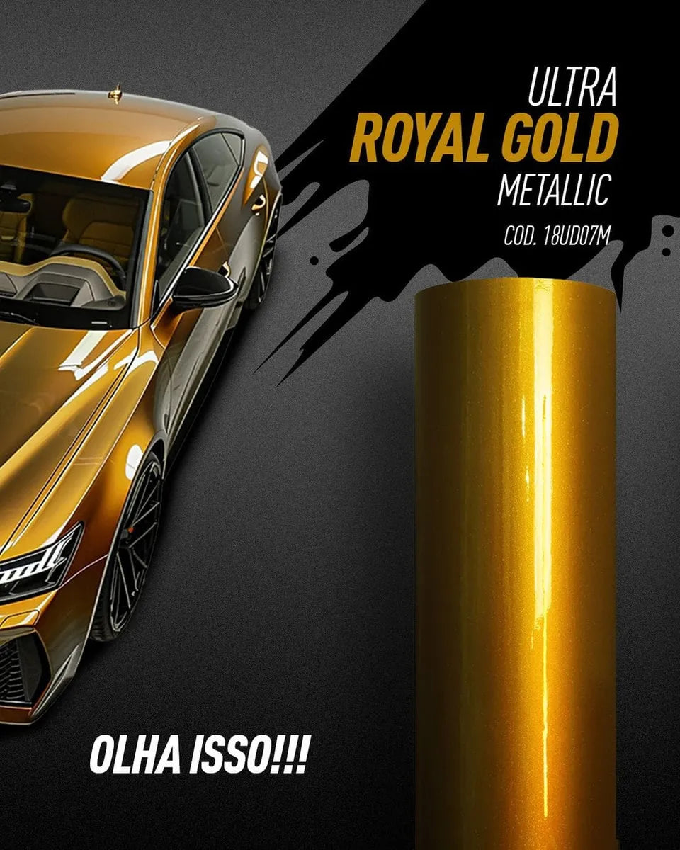 Vinilo Ultra Royal Gold Metallic  #18UD07M