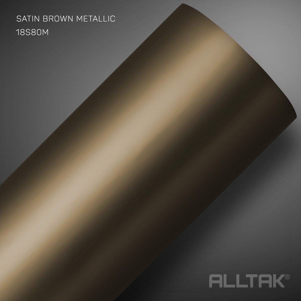 Vinilo Satin Brown Metallic #18S80M